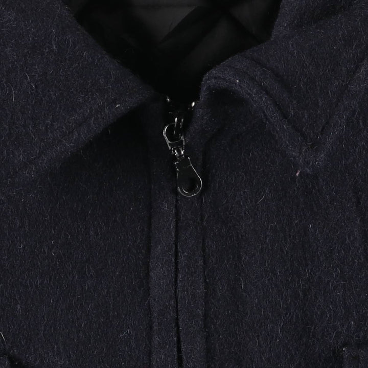 Vintage renown padded wool jacket, made in Canada, size L, men's size L wool navy blue type Vintage Second Hand