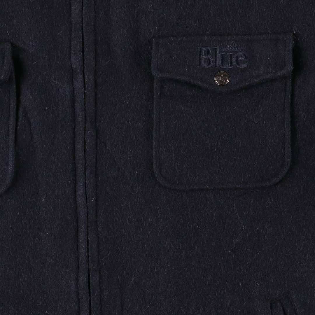 Vintage renown padded wool jacket, made in Canada, size L, men's size L wool navy blue type Vintage Second Hand