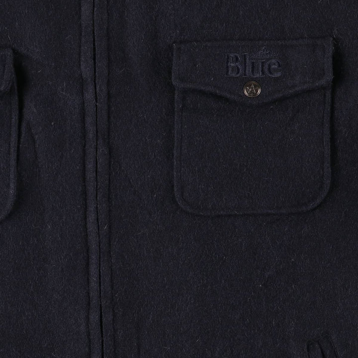 Vintage renown padded wool jacket, made in Canada, size L, men's size L wool navy blue type Vintage Second Hand