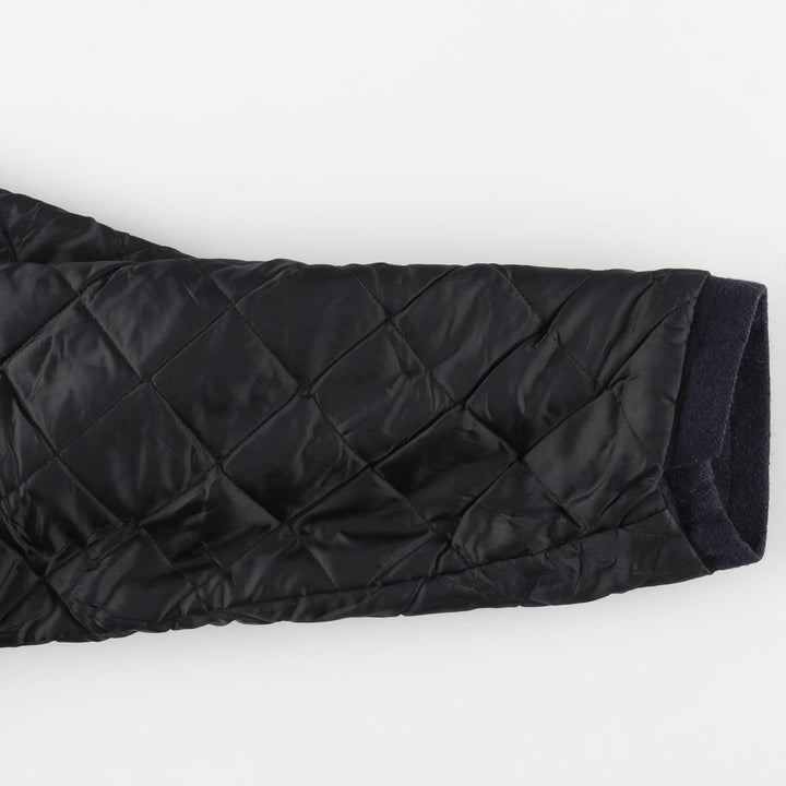 Vintage renown padded wool jacket, made in Canada, size L, men's size L wool navy blue type Vintage Second Hand