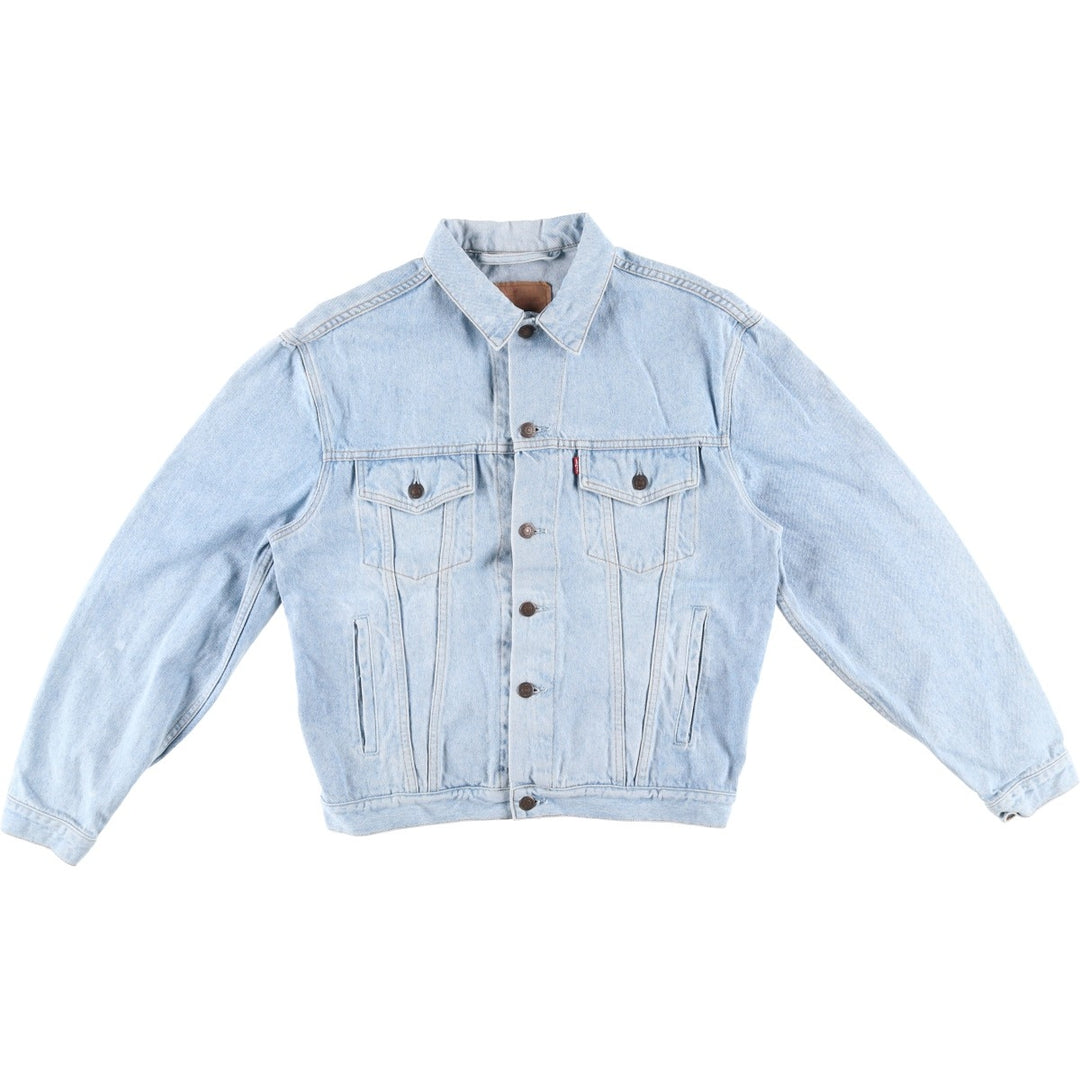 Levi's denim jacket, denim jacket, men's size M unclear blue type Vintage Second Hand