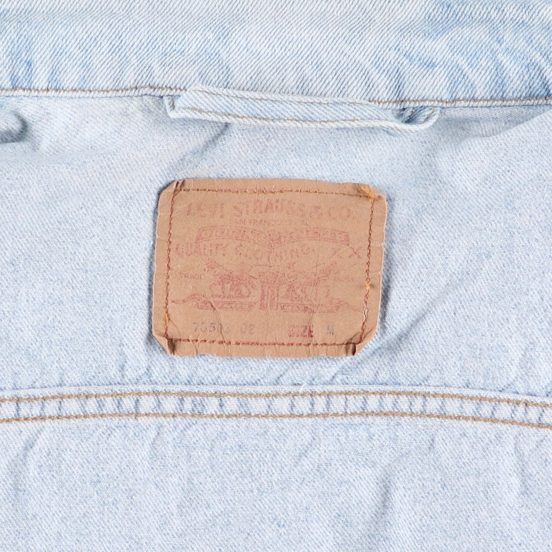Levi's denim jacket, denim jacket, men's size M unclear blue type Vintage Second Hand