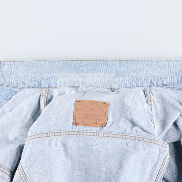 Levi's denim jacket, denim jacket, men's size M unclear blue type Vintage Second Hand