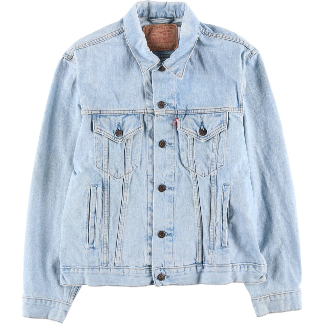 90'S Levi's 70503-0283 Denim Jacket, Men's Medium, Vintage cotton blue type Vintage Second Hand