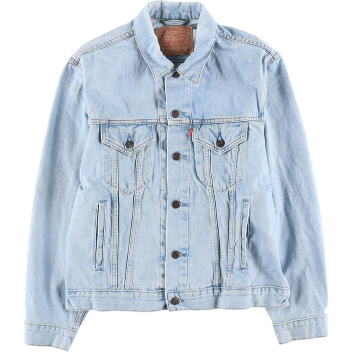 90'S Levi's 70503-0283 Denim Jacket, Men's Medium, Vintage cotton blue type Vintage Second Hand