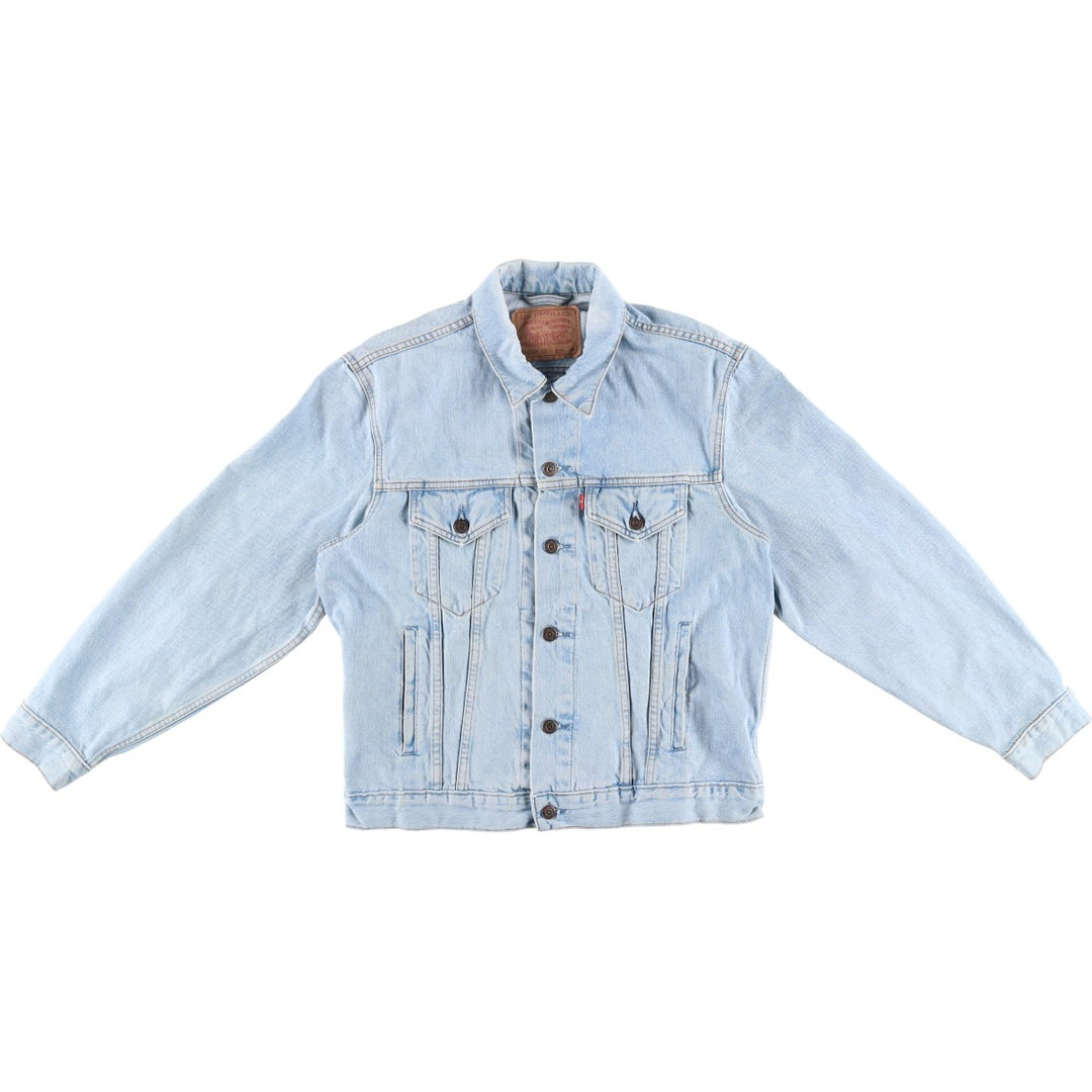 90'S Levi's 70503-0283 Denim Jacket, Men's Medium, Vintage cotton blue type Vintage Second Hand