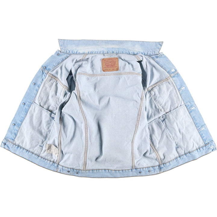 90'S Levi's 70503-0283 Denim Jacket, Men's Medium, Vintage cotton blue type Vintage Second Hand