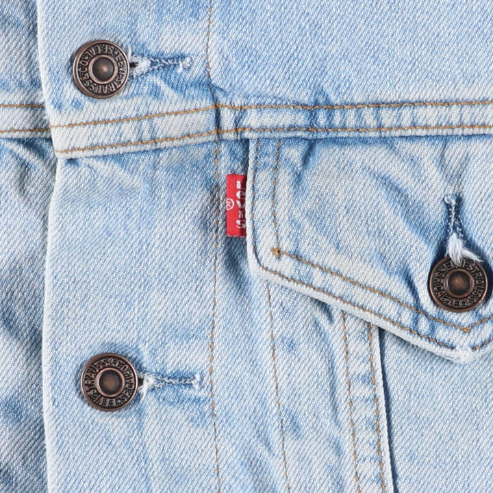 90'S Levi's 70503-0283 Denim Jacket, Men's Medium, Vintage cotton blue type Vintage Second Hand