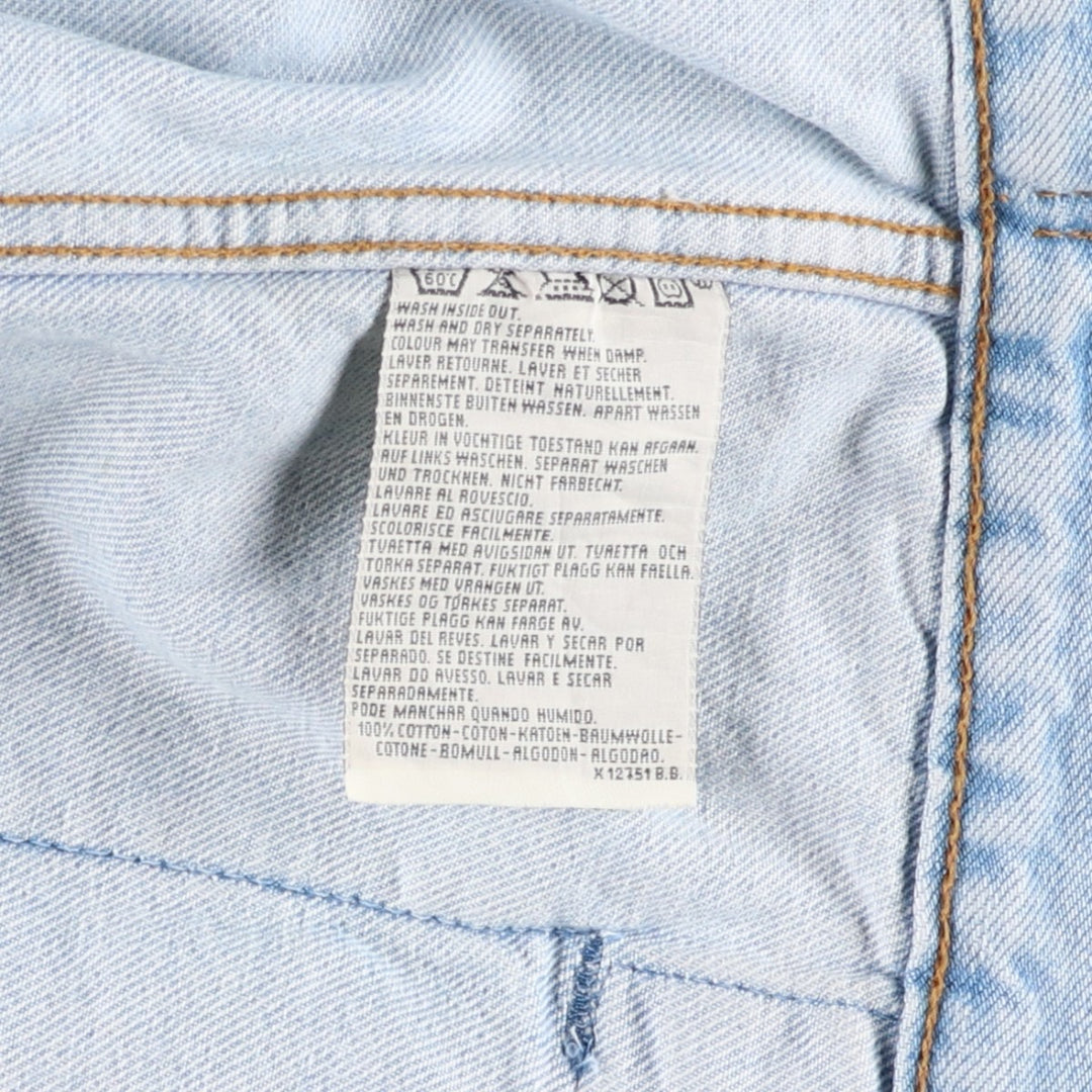 90'S Levi's 70503-0283 Denim Jacket, Men's Medium, Vintage cotton blue type Vintage Second Hand