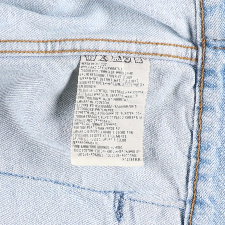90'S Levi's 70503-0283 Denim Jacket, Men's Medium, Vintage cotton blue type Vintage Second Hand