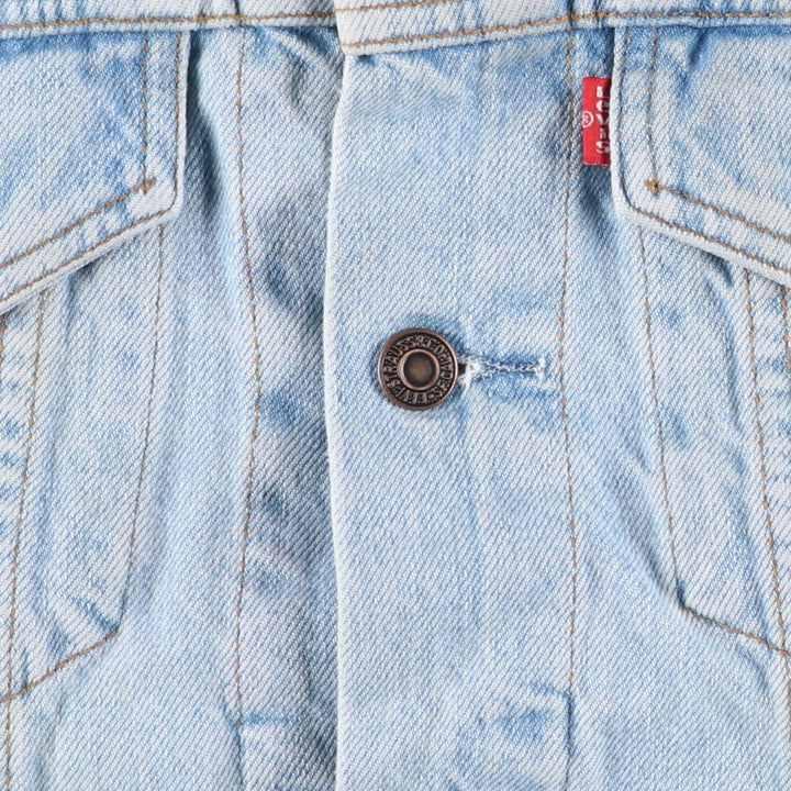90'S Levi's 70503-0283 Denim Jacket, Men's Medium, Vintage cotton blue type Vintage Second Hand