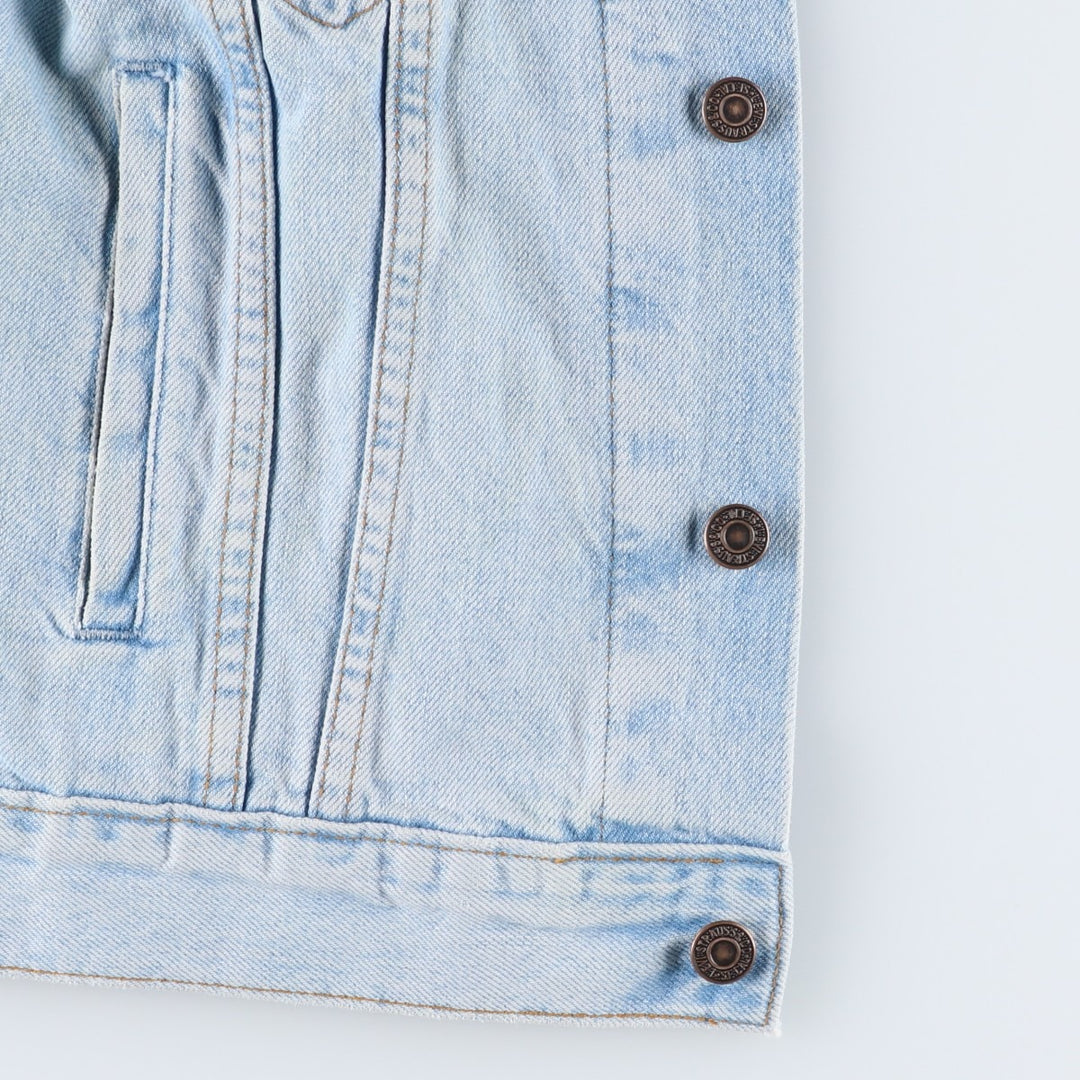90'S Levi's 70503-0283 Denim Jacket, Men's Medium, Vintage cotton blue type Vintage Second Hand
