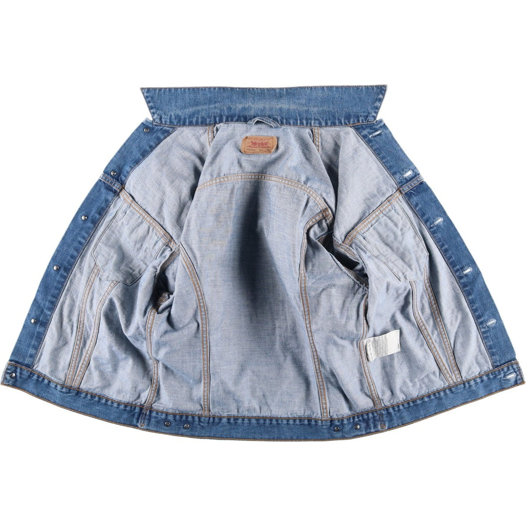 Levi's 70500-0414 Euro Model Denim Jacket, G-Jean, Men's XL Size cotton blue type Vintage Second Hand