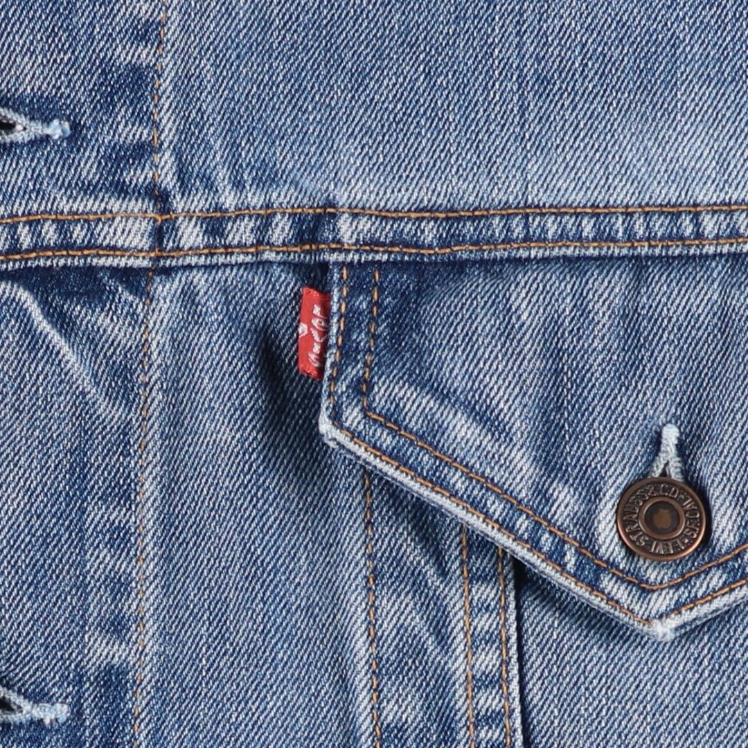 Levi's Euro Model Denim Jacket, Men's XL cotton blue type Vintage Second Hand