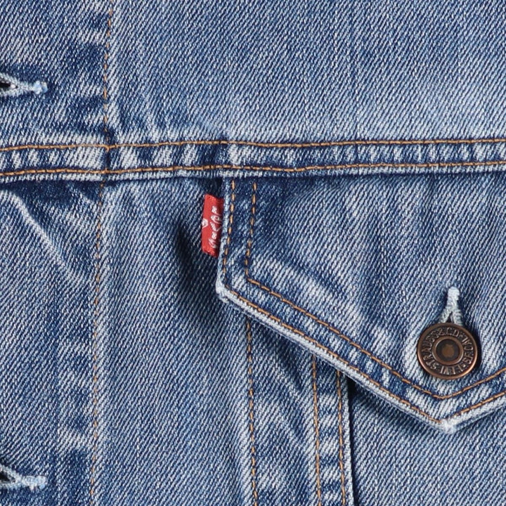 Levi's Euro Model Denim Jacket, Men's XL cotton blue type Vintage Second Hand