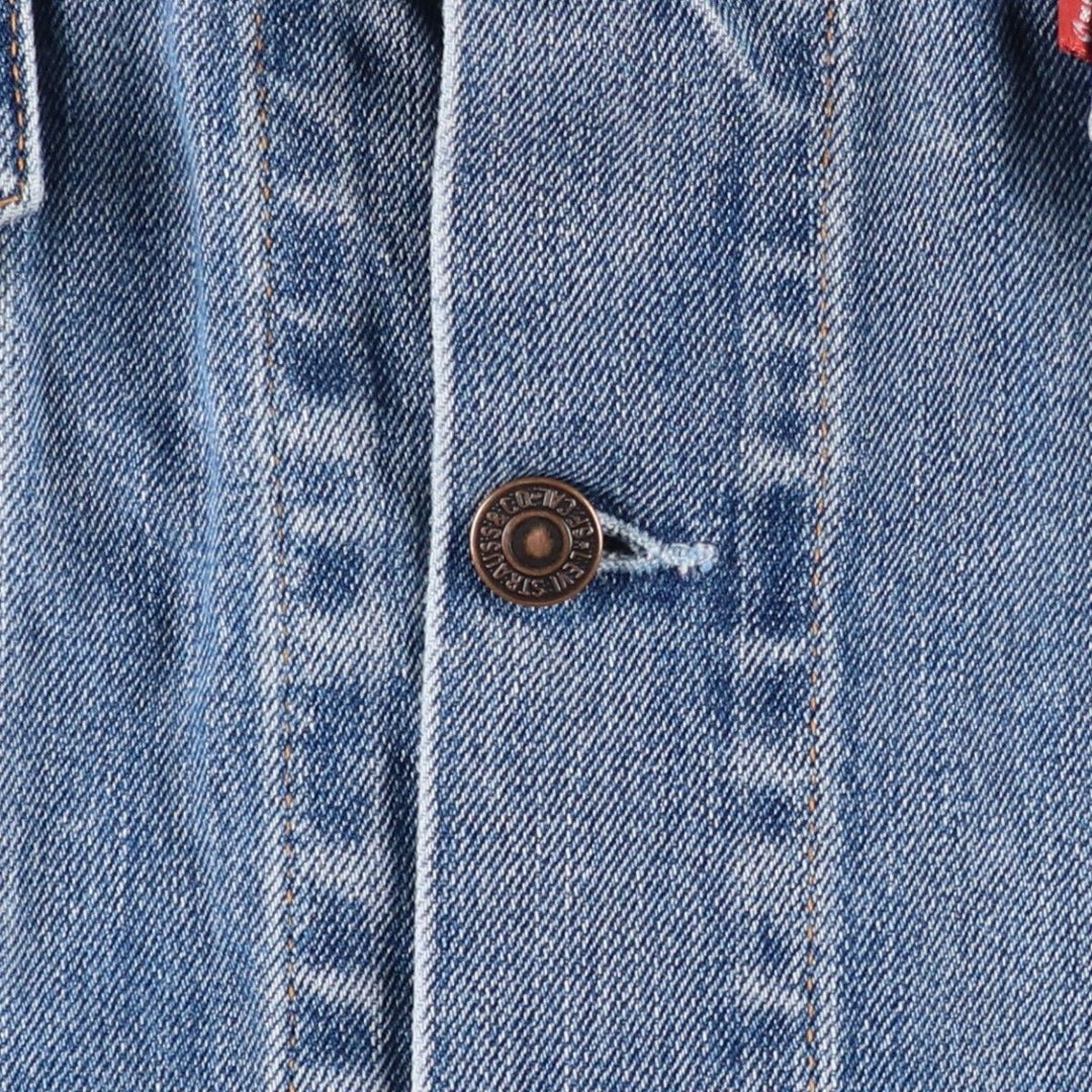 Levi's Euro Model Denim Jacket, Men's XL cotton blue type Vintage Second Hand