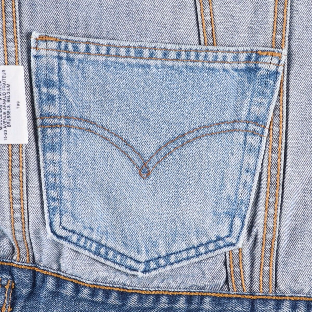 Levi's Euro Model Denim Jacket, Men's XL cotton blue type Vintage Second Hand