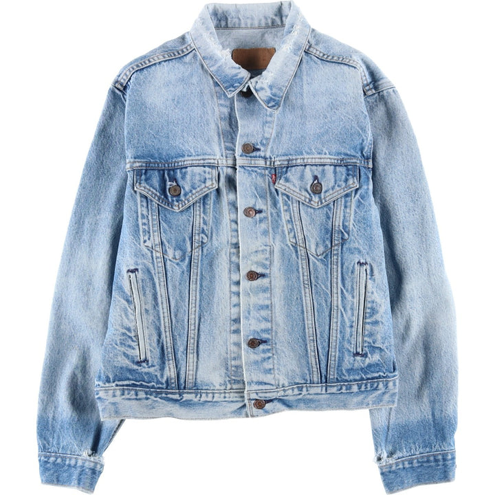 Levi's denim jacket, denim jacket, men's size M unclear blue type Vintage Second Hand
