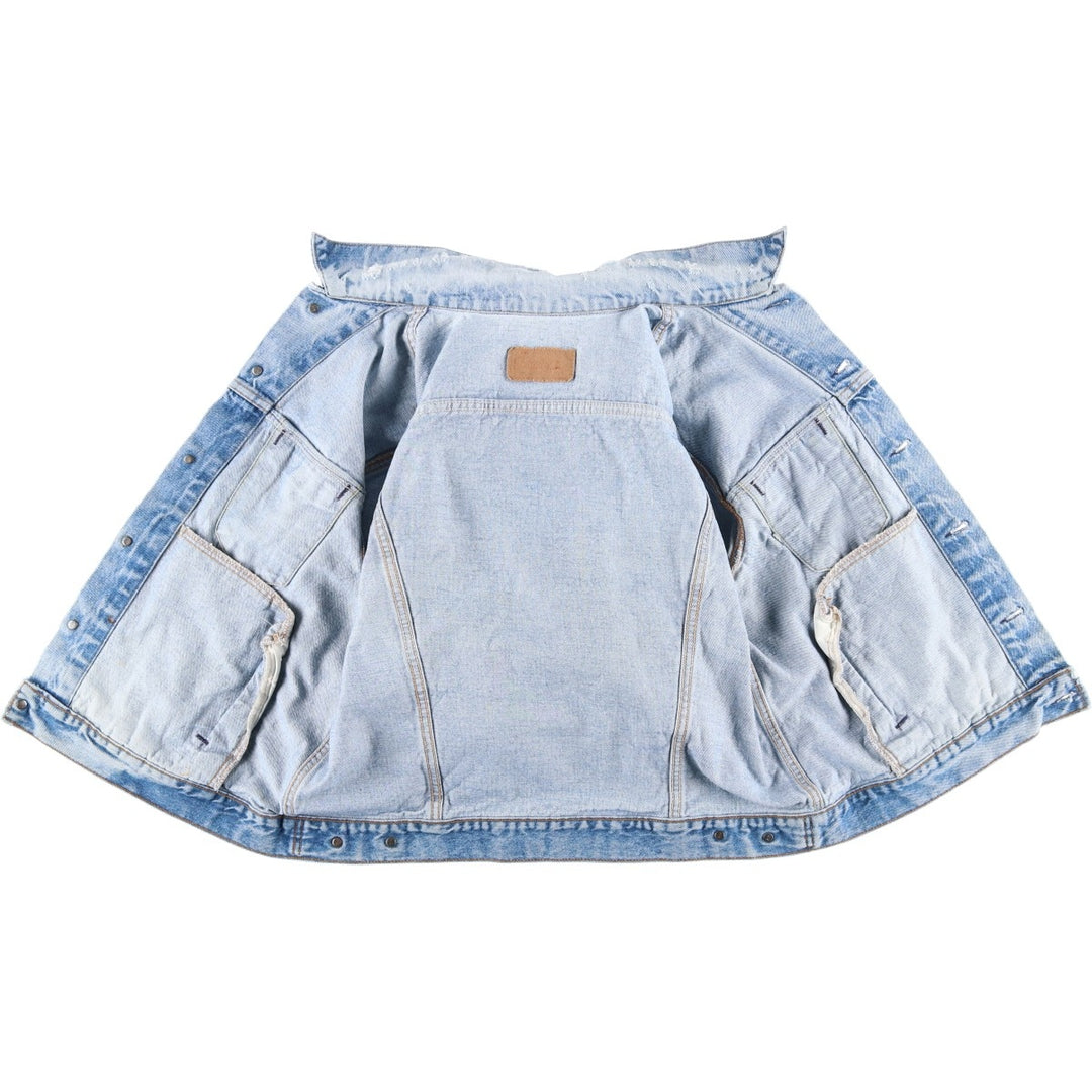 Levi's denim jacket, denim jacket, men's size M unclear blue type Vintage Second Hand