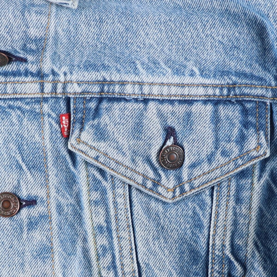 Levi's denim jacket, denim jacket, men's size M unclear blue type Vintage Second Hand