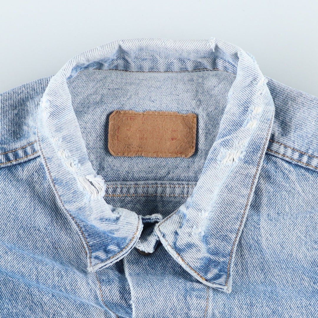 Levi's denim jacket, denim jacket, men's size M unclear blue type Vintage Second Hand
