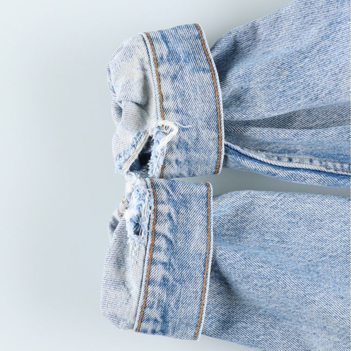 Levi's denim jacket, denim jacket, men's size M unclear blue type Vintage Second Hand