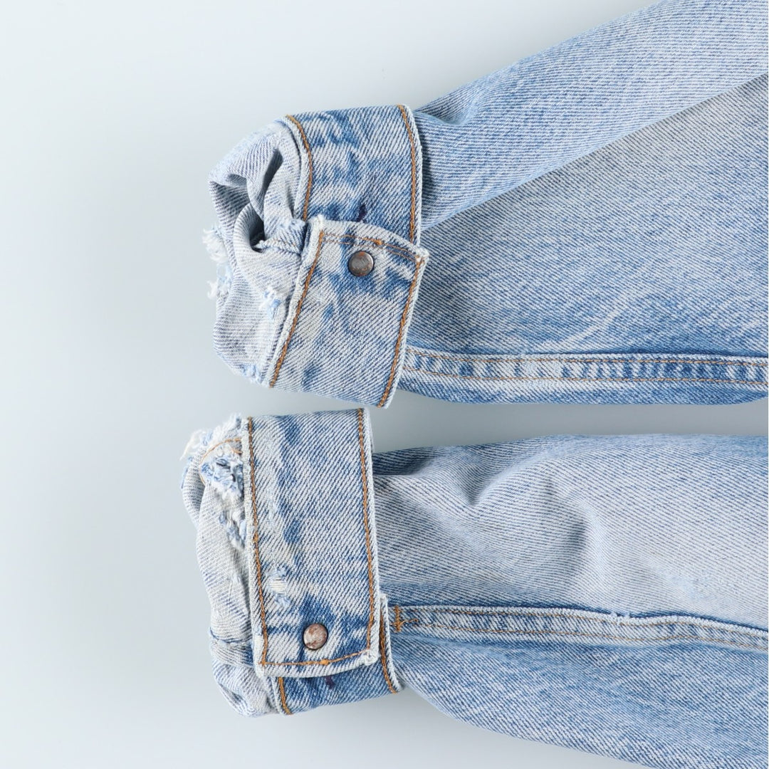 Levi's denim jacket, denim jacket, men's size M unclear blue type Vintage Second Hand