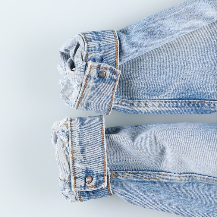 Levi's denim jacket, denim jacket, men's size M unclear blue type Vintage Second Hand