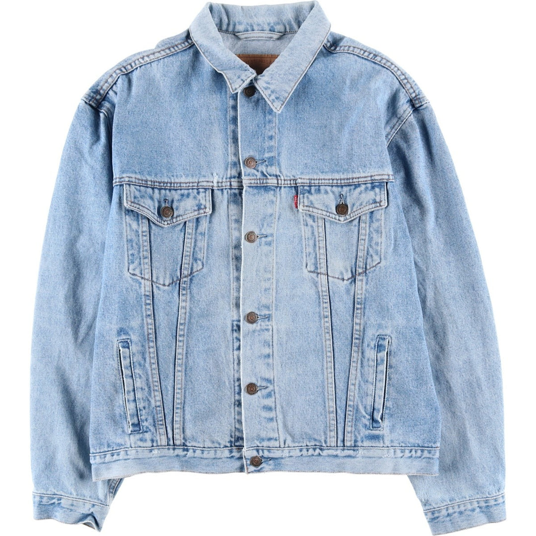 Levi's Euro Model Denim Jacket, Made in England, Men's XL cotton blue type Vintage Second Hand