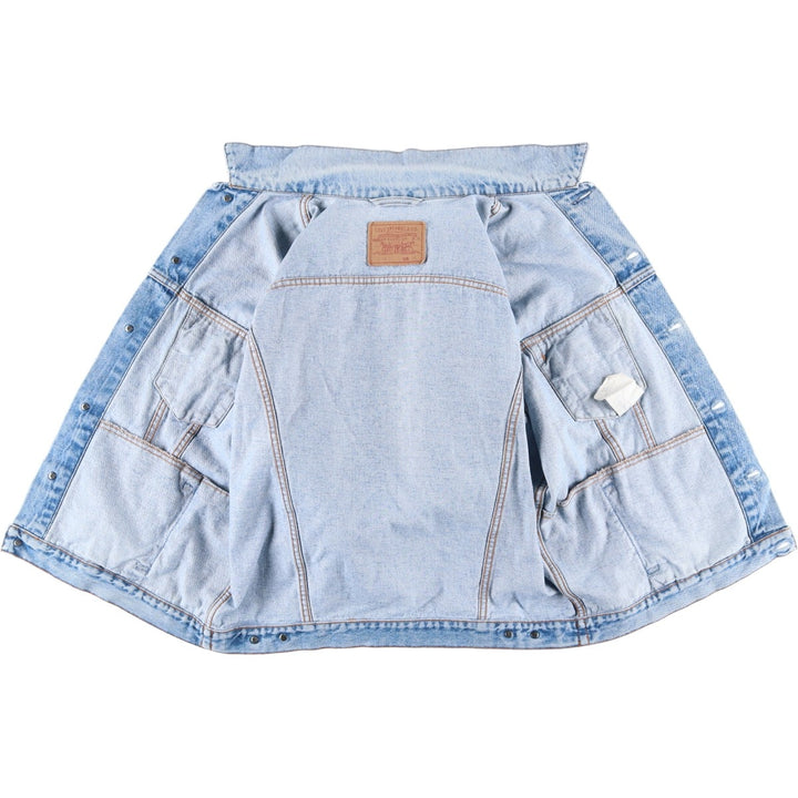 Levi's Euro Model Denim Jacket, Made in England, Men's XL cotton blue type Vintage Second Hand