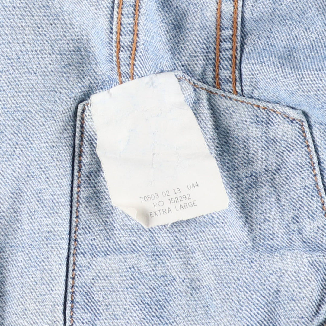 Levi's Euro Model Denim Jacket, Made in England, Men's XL cotton blue type Vintage Second Hand