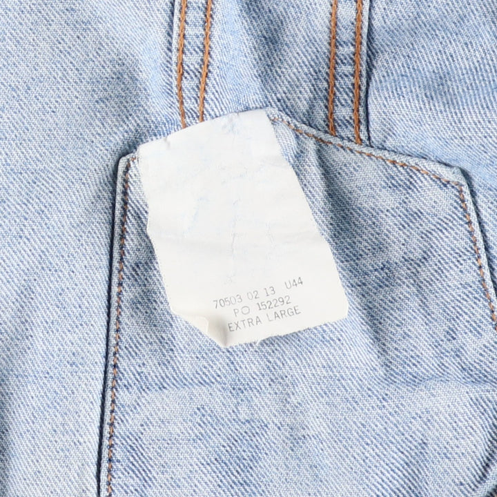 Levi's Euro Model Denim Jacket, Made in England, Men's XL cotton blue type Vintage Second Hand