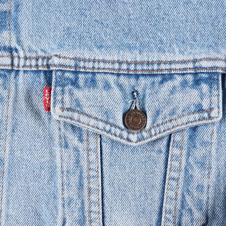 Levi's Euro Model Denim Jacket, Made in England, Men's XL cotton blue type Vintage Second Hand