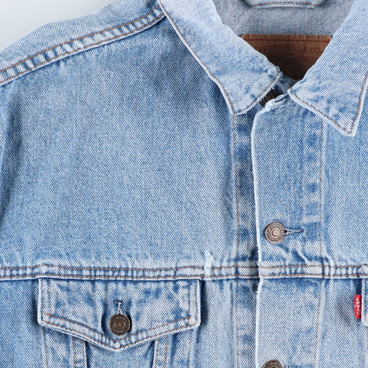 Levi's Euro Model Denim Jacket, Made in England, Men's XL cotton blue type Vintage Second Hand