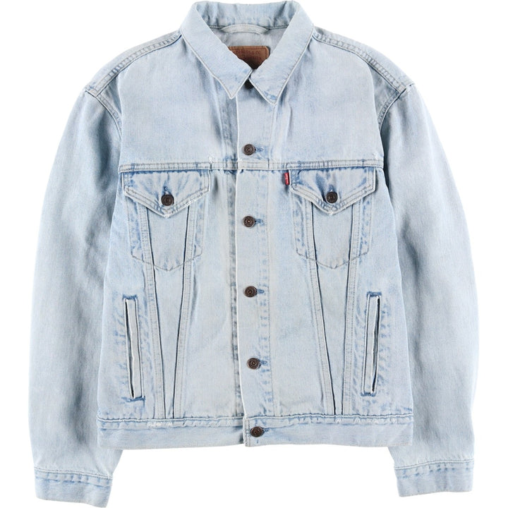 90'S Levi's 70503-0211 Denim Jacket, Men's Size L, Vintage cotton Blue type light blue Vintage Second Hand