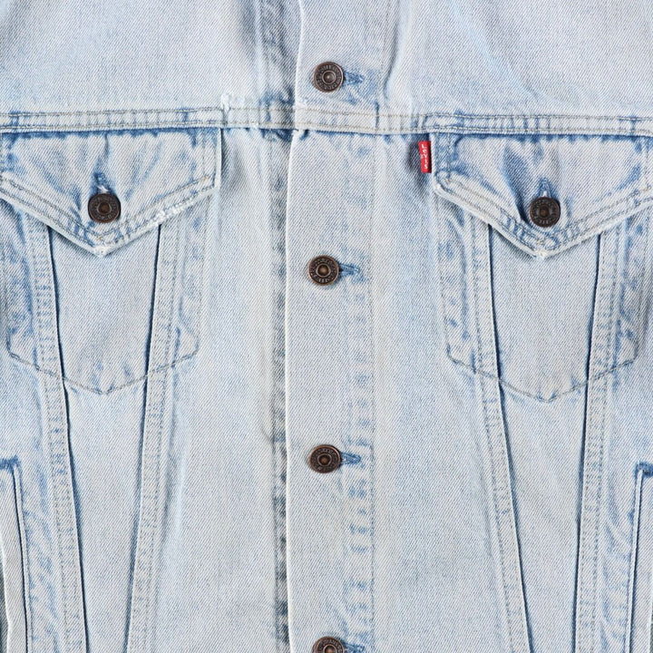90'S Levi's 70503-0211 Denim Jacket, Men's Size L, Vintage cotton Blue type light blue Vintage Second Hand