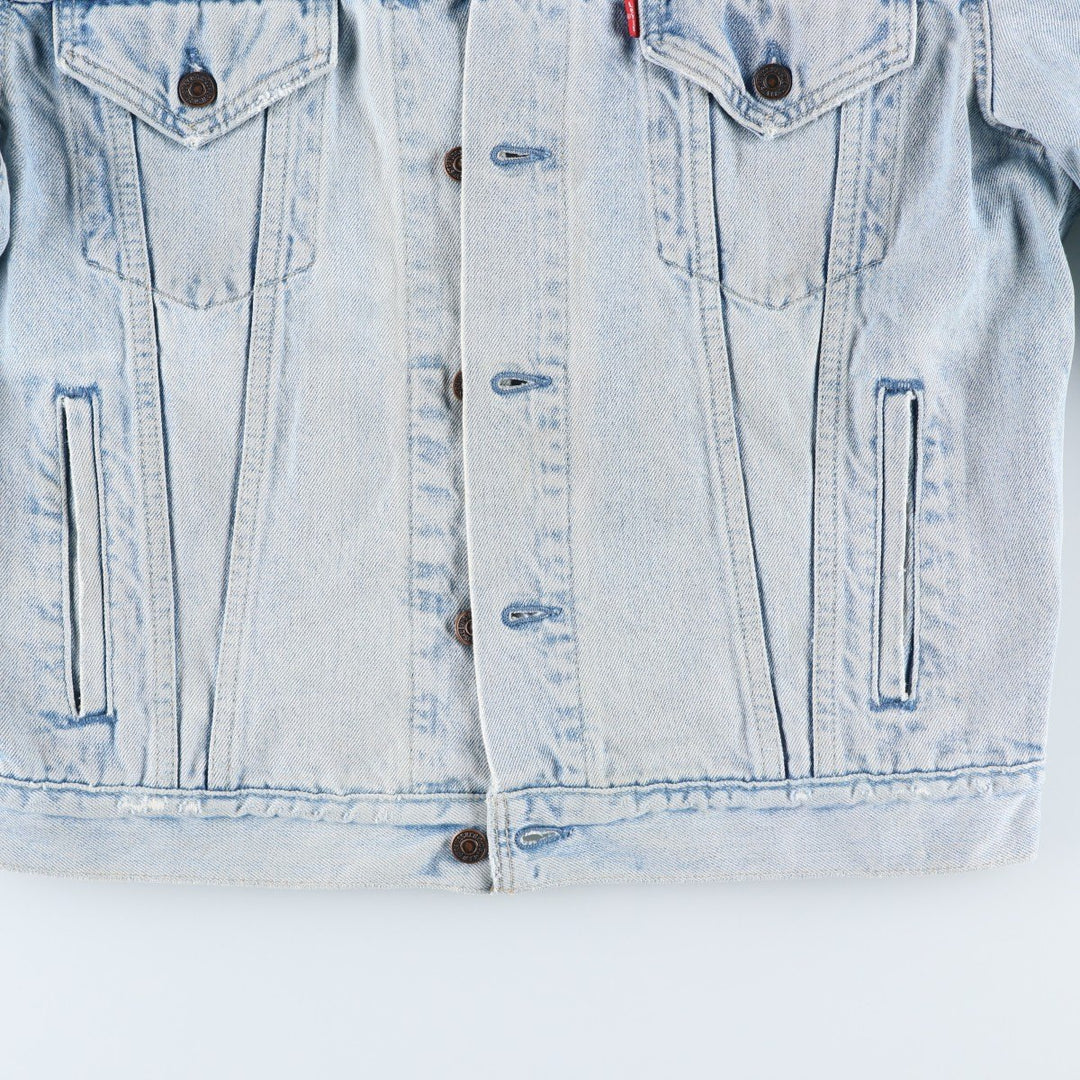 90'S Levi's 70503-0211 Denim Jacket, Men's Size L, Vintage cotton Blue type light blue Vintage Second Hand