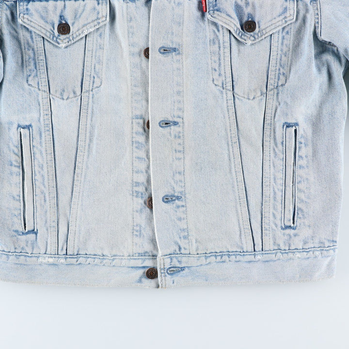 90'S Levi's 70503-0211 Denim Jacket, Men's Size L, Vintage cotton Blue type light blue Vintage Second Hand