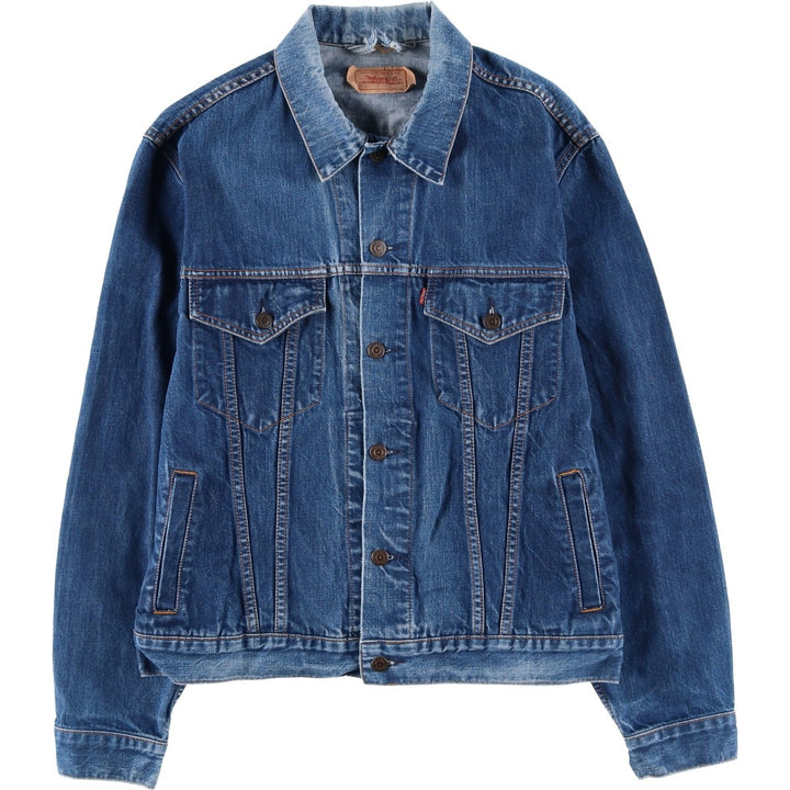 2000'S Levi's Euro Model Denim Jacket, Men's Size L cotton blue type Vintage Second Hand