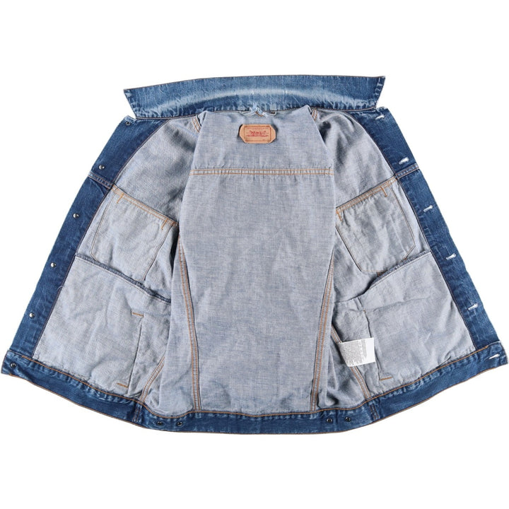 2000'S Levi's Euro Model Denim Jacket, Men's Size L cotton blue type Vintage Second Hand