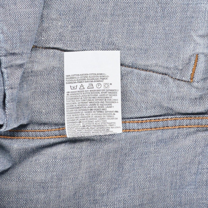 2000'S Levi's Euro Model Denim Jacket, Men's Size L cotton blue type Vintage Second Hand