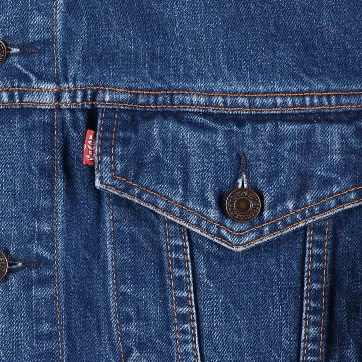 2000'S Levi's Euro Model Denim Jacket, Men's Size L cotton blue type Vintage Second Hand