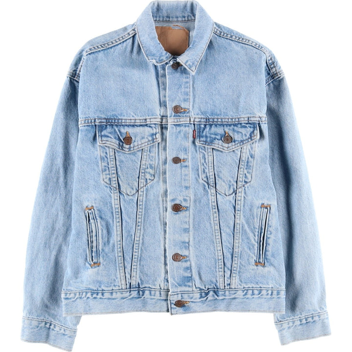 Levi's denim jacket, made in the USA, size L for men cotton blue type Vintage Second Hand