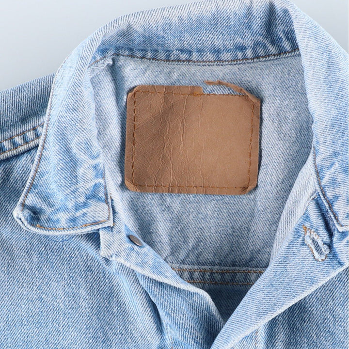 Levi's denim jacket, made in the USA, size L for men cotton blue type Vintage Second Hand
