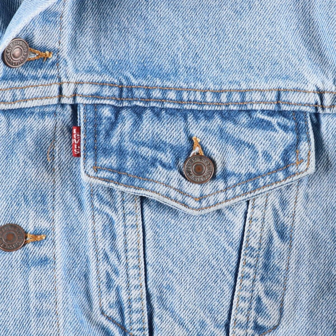 Levi's denim jacket, made in the USA, size L for men cotton blue type Vintage Second Hand