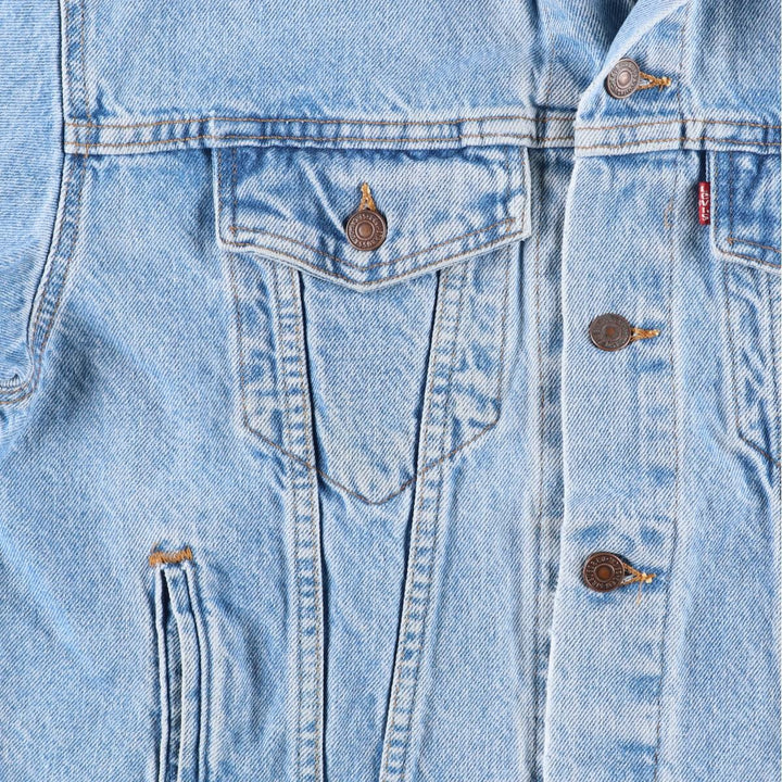 Levi's denim jacket, made in the USA, size L for men cotton blue type Vintage Second Hand