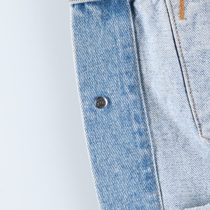 90'S Levi's 70507-4890 denim jacket, denim jacket, made in the USA, men's size L, vintage cotton blue type Vintage Second Hand
