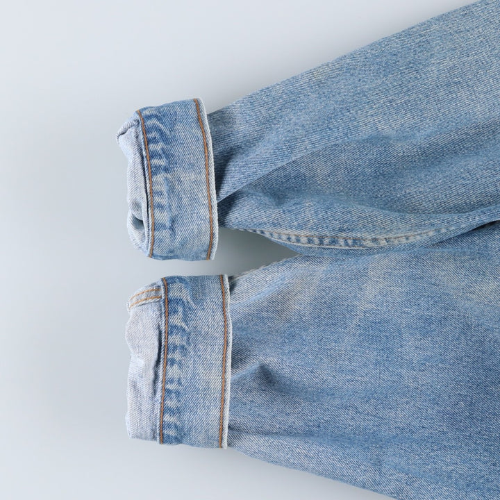 90'S Levi's 70507-4890 denim jacket, denim jacket, made in the USA, men's size L, vintage cotton blue type Vintage Second Hand