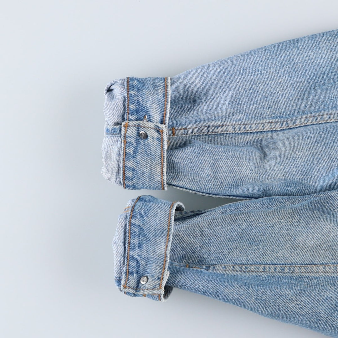 90'S Levi's 70507-4890 denim jacket, denim jacket, made in the USA, men's size L, vintage cotton blue type Vintage Second Hand