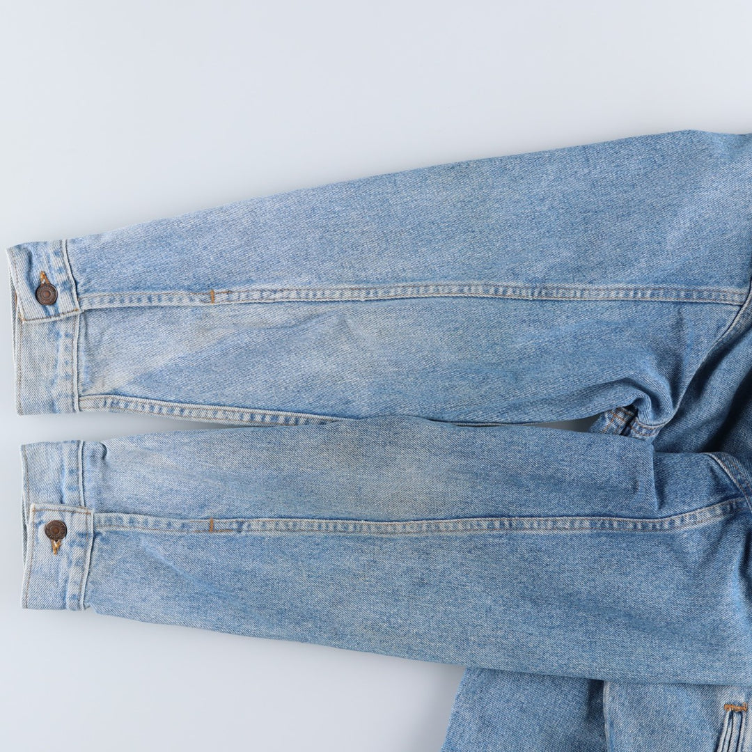 90'S Levi's 70507-4890 denim jacket, denim jacket, made in the USA, men's size L, vintage cotton blue type Vintage Second Hand